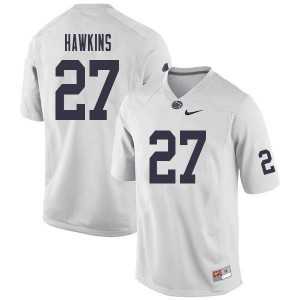 Men Penn State #27 Aeneas Hawkins White Official Jerseys 448801-862