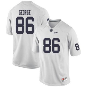 Men Penn State #86 Daniel George White Player Jerseys 780503-412
