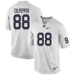 Men Nittany Lions #88 Judge Culpepper White Official Jerseys 797736-715