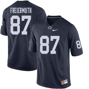 Mens Penn State #87 Pat Freiermuth Navy Player Jersey 679442-758