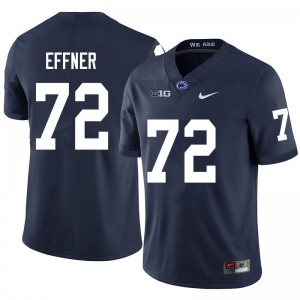 Men's Penn State #72 Bryce Effner Navy Stitch Jerseys 544988-545
