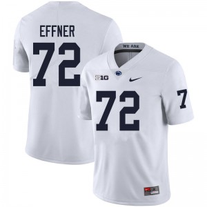Mens Penn State #72 Bryce Effner White Embroidery Jersey 293153-588