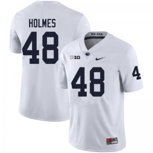 Men's Penn State #48 C.J. Holmes White Stitched Jerseys 631056-747