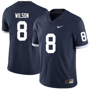 Men Penn State Nittany Lions #8 Marquis Wilson Navy Throwback NCAA Jerseys 760265-858