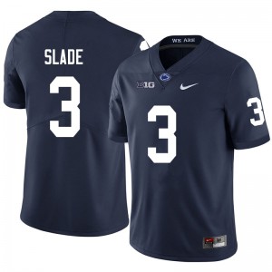 Men's Penn State #3 Ricky Slade Navy NCAA Jerseys 584217-565