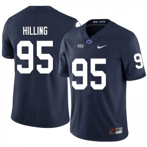 Men's Penn State Nittany Lions #95 Vlad Hilling Navy Embroidery Jerseys 654244-113