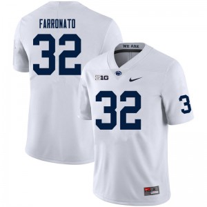 Men Penn State Nittany Lions #32 Dylan Farronato White Embroidery Jersey 878343-710