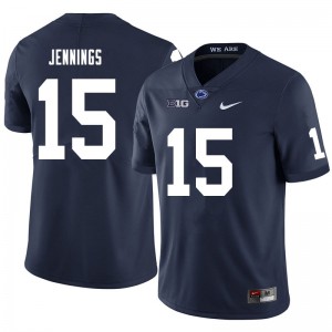 Men Penn State #15 Enzo Jennings Navy Player Jersey 206079-904