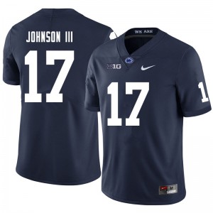 Men Penn State #17 Joseph Johnson III Navy Alumni Jerseys 514210-161