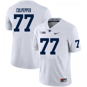 Men Nittany Lions #77 Judge Culpepper White Football Jersey 443242-276