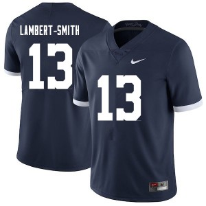 Mens Penn State #13 KeAndre Lambert-Smith Navy Throwback Football Jersey 540250-937
