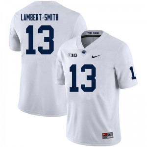 Men's Nittany Lions #13 KeAndre Lambert-Smith White Stitched Jersey 489201-205