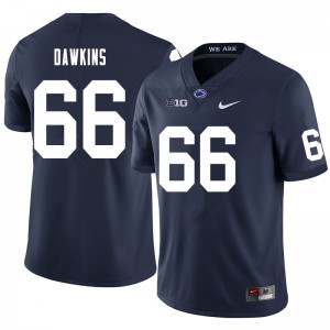 Men Penn State #66 Nick Dawkins Navy NCAA Jerseys 169373-701