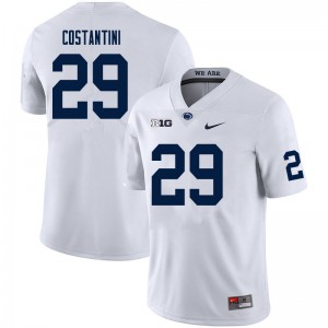 Men's Penn State #29 Sebastian Costantini White Football Jersey 905097-795