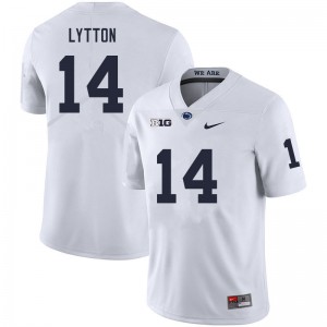 Mens Penn State #14 A.J. Lytton White NCAA Jerseys 281728-717