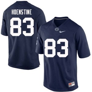 Men's Penn State #83 Alex Hoenstine Navy Embroidery Jersey 384989-598