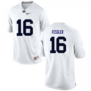 Mens Penn State #16 Billy Fessler White Stitch Jerseys 343235-395