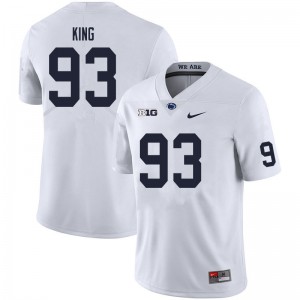 Men's PSU #93 Bradley King White Stitched Jersey 410719-767