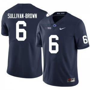 Men Penn State #6 Cam Sullivan-Brown Navy College Jersey 648410-800