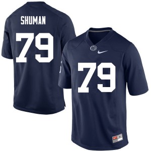 Men's Penn State #79 Charlie Shuman Navy Stitched Jerseys 751034-316
