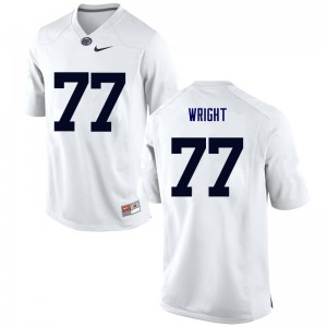 Men's Penn State #77 Chasz Wright White Stitch Jerseys 643142-135