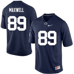 Mens Nittany Lions #89 Colton Maxwell Navy Alumni Jersey 826886-656