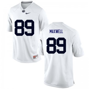 Men Nittany Lions #89 Colton Maxwell White Official Jersey 198143-282