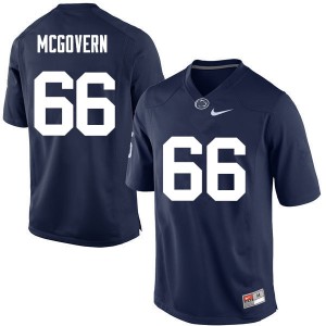 Men's Nittany Lions #66 Connor McGovern Navy College Jerseys 891157-145