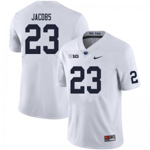 Men's Nittany Lions #23 Curtis Jacobs White College Jerseys 294533-106