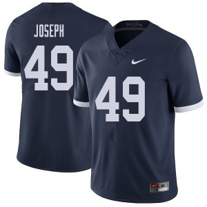 Men's Penn State #49 Daniel Joseph Navy Throwback Player Jerseys 748172-668
