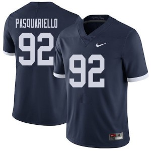Men Penn State #92 Daniel Pasquariello Navy Throwback Alumni Jersey 370253-926