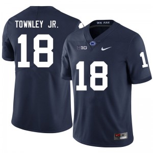 Mens Nittany Lions #18 Davon Townley Jr. Navy College Jerseys 317704-761