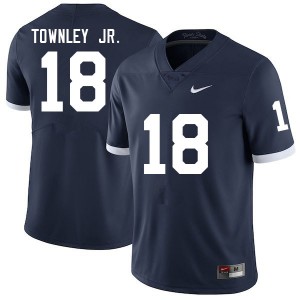 Men's PSU #18 Davon Townley Jr. Navy Retro NCAA Jersey 697849-191