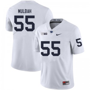 Mens Penn State #55 Fatorma Mulbah White Stitched Jerseys 389595-677