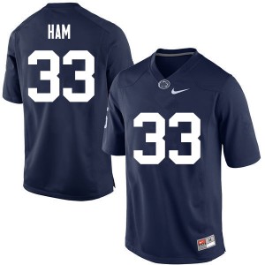 Men's Penn State #33 Jack Ham Navy Football Jersey 745824-349