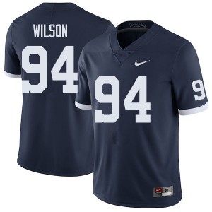 Men Penn State Nittany Lions #94 Jake Wilson Navy Retro Stitched Jersey 159889-946