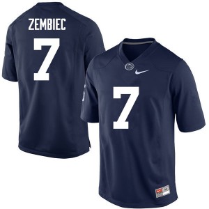 Mens Nittany Lions #7 Jake Zembiec Navy Stitched Jerseys 668703-564