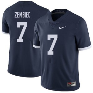 Men's Penn State Nittany Lions #7 Jake Zembiec Navy Throwback Official Jersey 860629-919