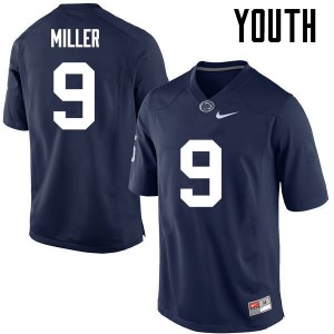 Youth Penn State #9 Jarvis Miller Navy Official Jerseys 324193-337