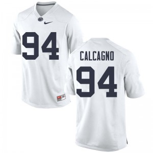 Mens Penn State Nittany Lions #94 Joe Calcagno White Official Jersey 930134-108
