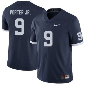 Men Penn State #9 Joey Porter Jr. Navy Retro NCAA Jerseys 900084-971