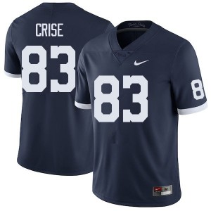 Men's Penn State #83 Johnny Crise Navy Retro Stitch Jerseys 533999-894