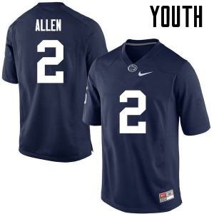 Youth Nittany Lions #2 Marcus Allen Navy Embroidery Jerseys 905061-232