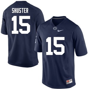 Men PSU #15 Michael Shuster Navy NCAA Jersey 759158-769