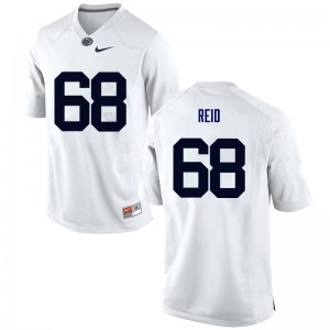 Mens Penn State Nittany Lions #68 Mike Reid White Alumni Jersey 681094-318
