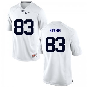 Men's Penn State #83 Nick Bowers White Stitch Jerseys 652001-728