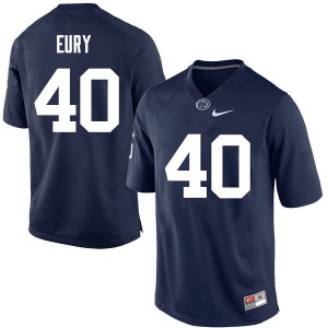 Men's Nittany Lions #40 Nick Eury Navy College Jersey 822965-960