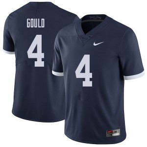 Men's Nittany Lions #4 Robbie Gould Navy Throwback College Jersey 906213-599