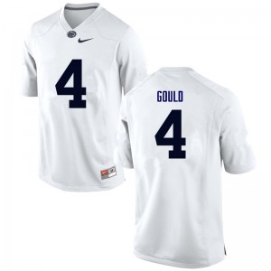 Mens Penn State Nittany Lions #4 Robbie Gould White High School Jersey 389612-898