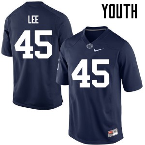 Youth Nittany Lions #45 Sean Lee Navy Official Jerseys 814299-126